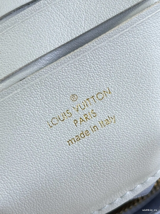 WIS ON LOUIS BUBBLEGRAM VUITTON WALLET STRAP 1130